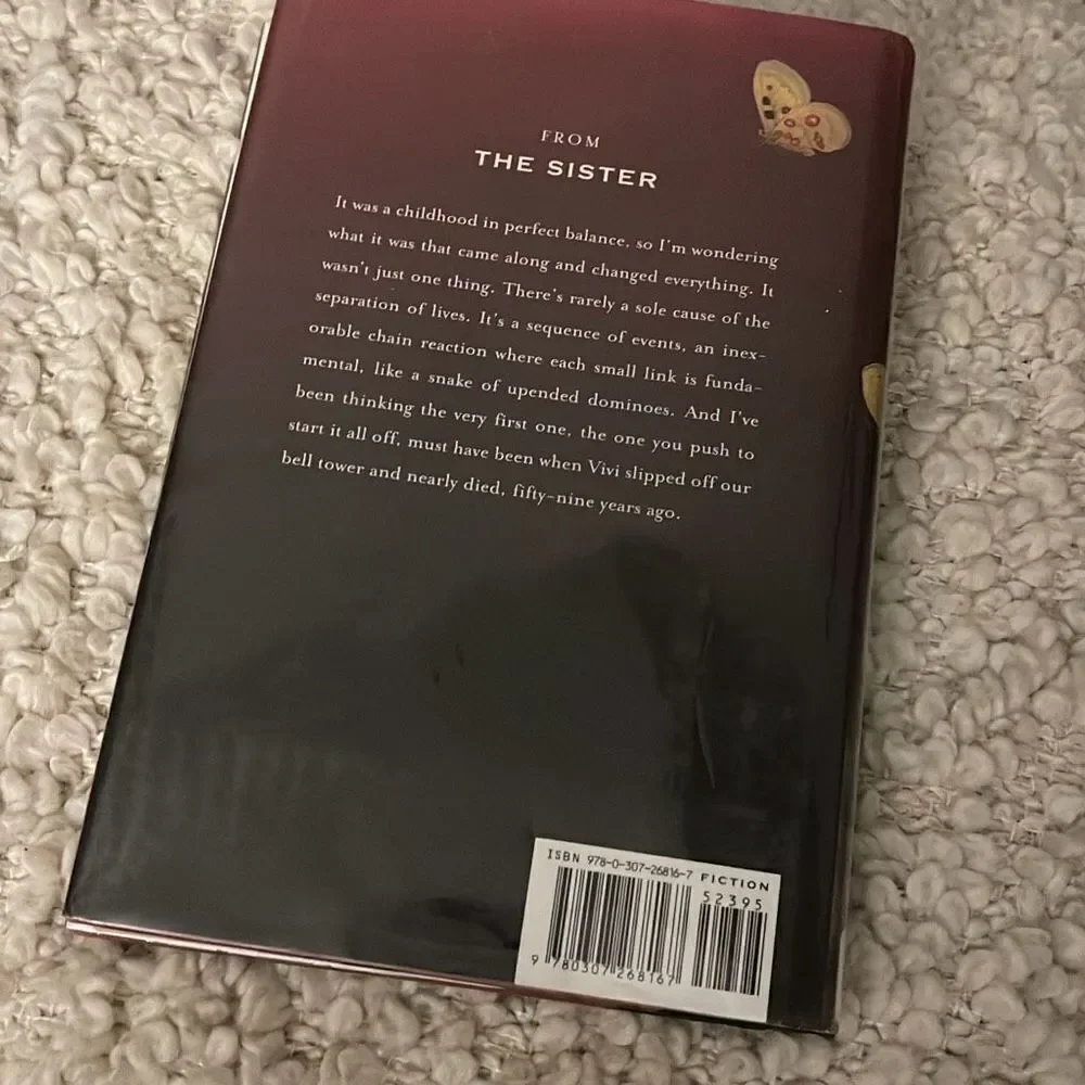 Poppy Adams The Sister Hardcover Dust Jacket Novel Book‎ First US Edition